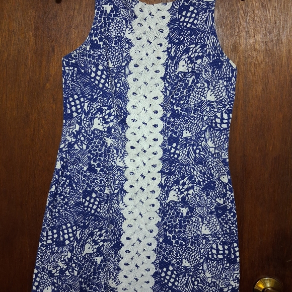 LILLY PULITZER... Blue and White Swim Coverup - Picture 4 of 7